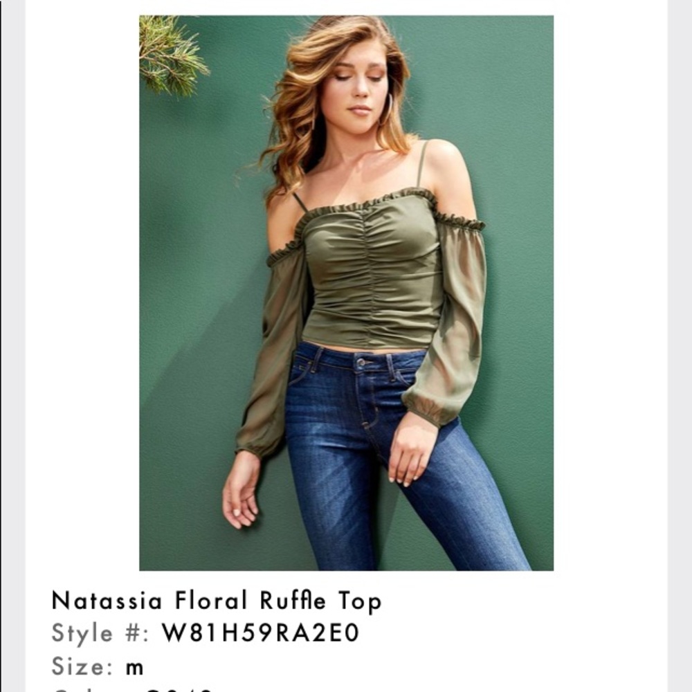 NATASSIA RUFFLE TOP